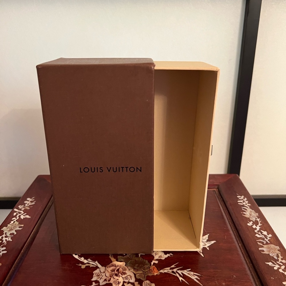 Louis Vuitton Empty Box for Sun Glasses ~❤️ 7”x 3”  Dark Brown Slider